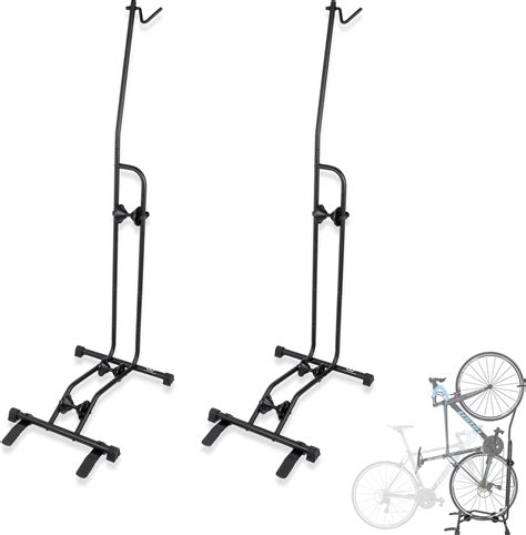 Amazon.com : CyclingDeal Upright Bike Stand - Premium Vertical ...