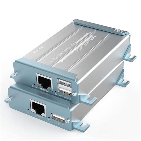 MiraBox KVM HDMI USB Extender, 262ft (80m) Over Cat5 Cat5e Cat6 Cat6e ...