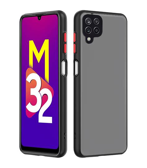 Pikkme Samsung M32 4G / F22 4G Back Cover | Hybrid Smoked Back | Full ...