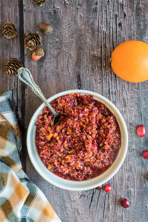 Easy Cranberry Orange Relish Recipe - Feast and Farm