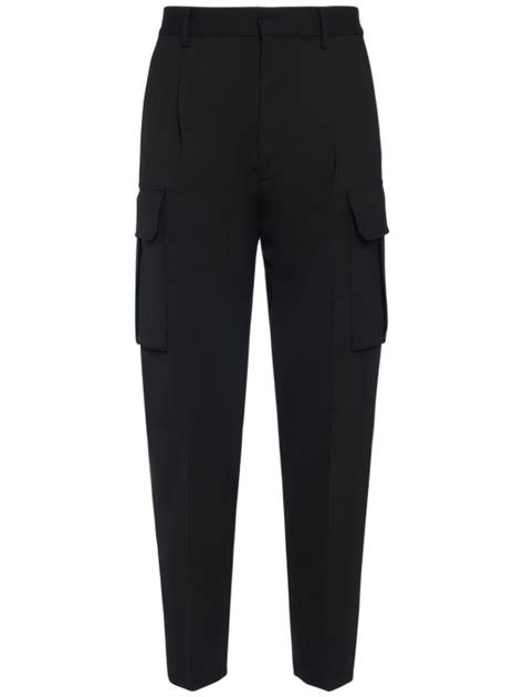 Stretch wool cargo pants - Dsquared2 - Men | Luisaviaroma
