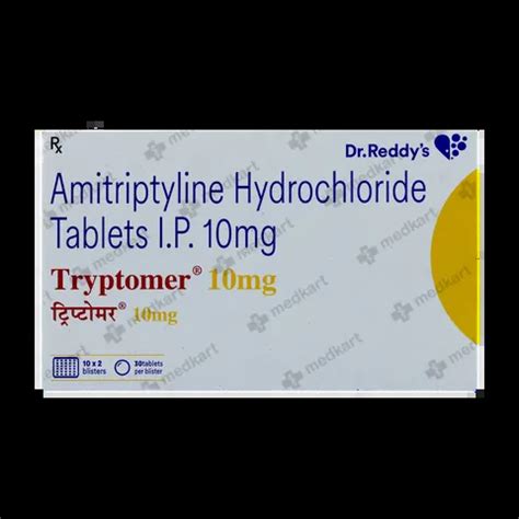 TRYPTOMER 10MG TABLET 30'S | Uses, Price, Side Effects, Composition ...