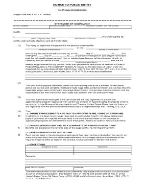 Fillable Online bca lacity Statement of Compliance.xls Fax Email Print ...