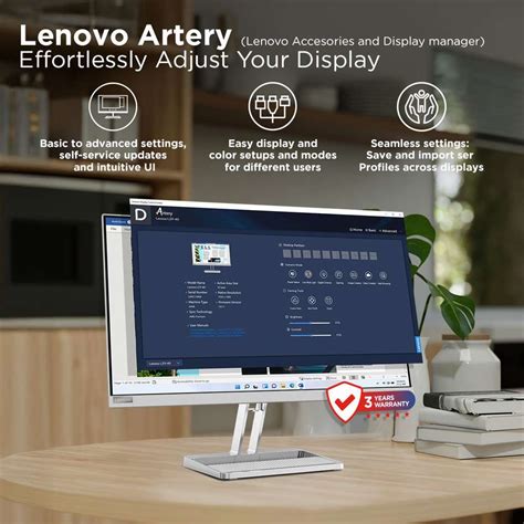 Lenovo L-Series 68.58 cm (27 inch) Quad HD LED Backlit IPS Panel with ...