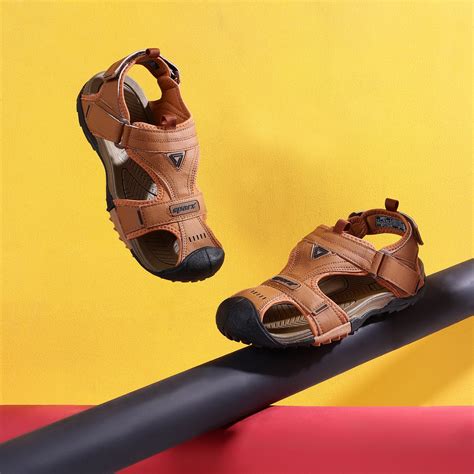 Sparx Tan Black Sandals for Men SS-673 | Sandals & Slippers Online ...
