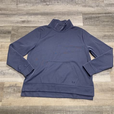 Under Armour Cold Gear Mock Turtleneck Sweatshirt Wit… - Gem