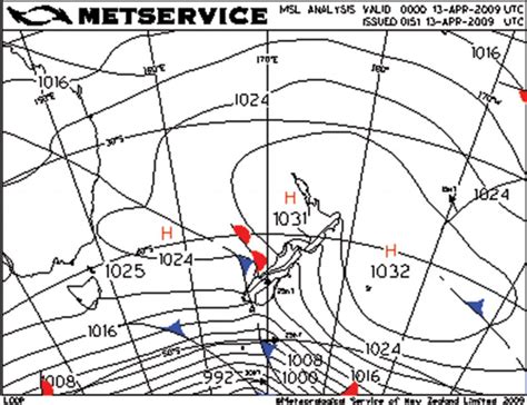 Image result for How to Read a Weather Map