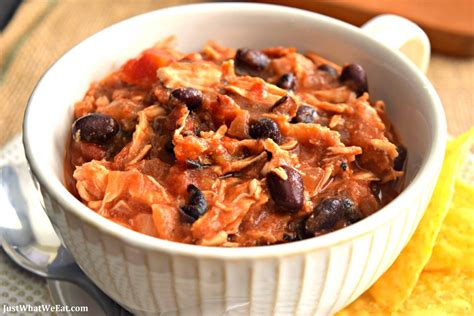 Slow Cooker Chicken Taco Chili - Gluten Free and Dairy Free