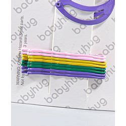 Babyhug Hair Pins And Clips Multicolor - Pack of 12