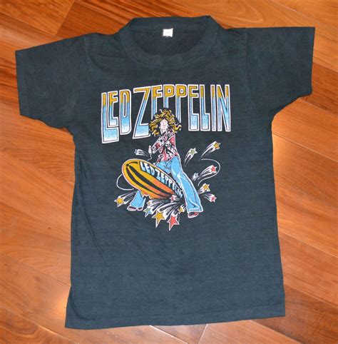 LED ZEPPELIN vintage rock concert tour t-shirt 70s | Vintage band t ...