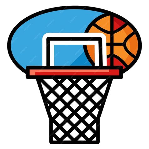 Cartoon Basketball Hoop Vector Image 的图像结果