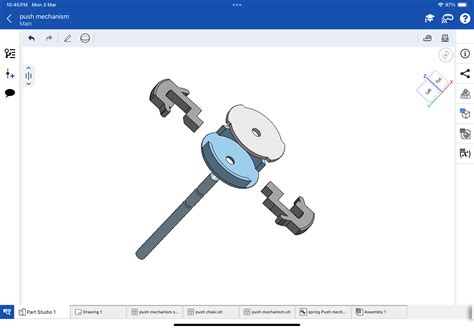 Push mechanism for earrings CAD file and 3DM file STL file – JewelryCrafto