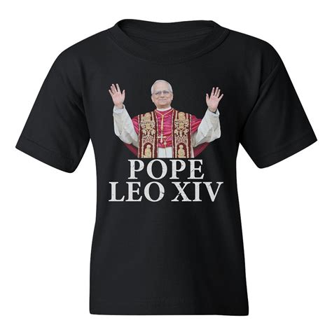 Pope Leo XIV Catholic New Pope American Cardinal Youth Unisex T-shirt ...