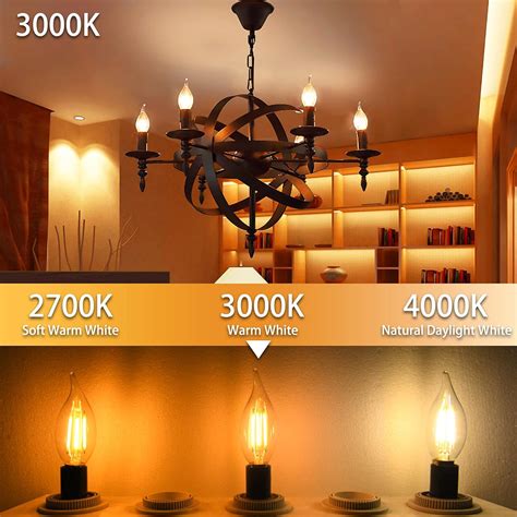 Sailstar E12 LED Candelabra Bulbs Dimmable, 60 Watt India | Ubuy