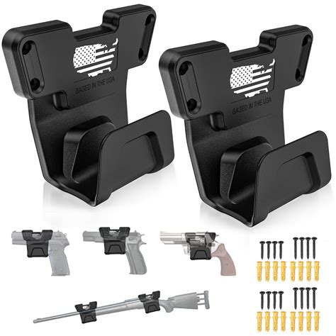 2 Pack Magnetic Car Gun Mount Gun Holder Rack Safety Trigger Guard ...