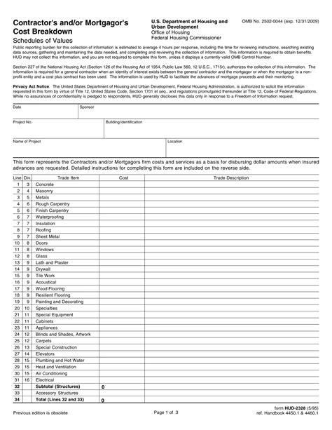 Nj Hud Forms Printable Pdf