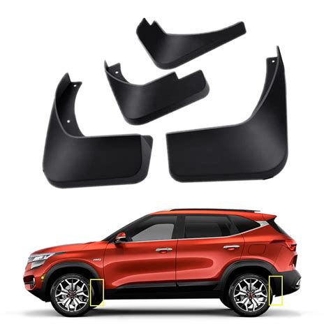 Buy Mud Flaps Kit for 2024 Kia Seltos 2021-2023 Mud Splash Guard Front ...