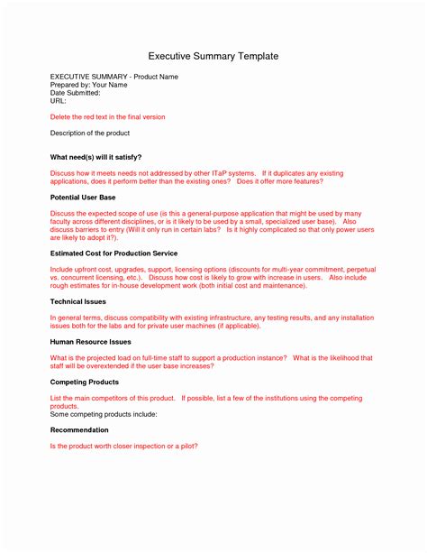 Image result for Summary Report Format