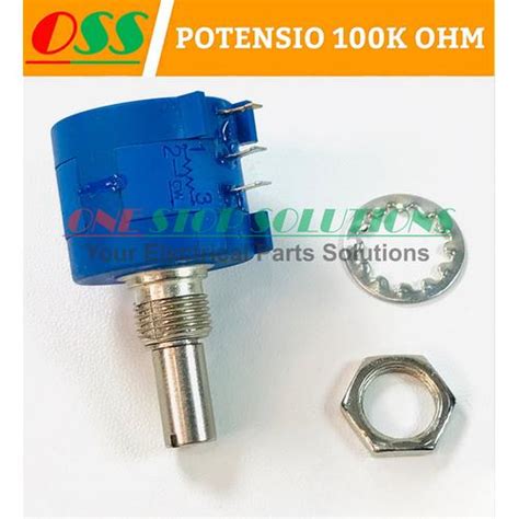 Jual POTENSIO 100K OHM BOURNS MEXICO MULTITURN - Jakarta Barat ...