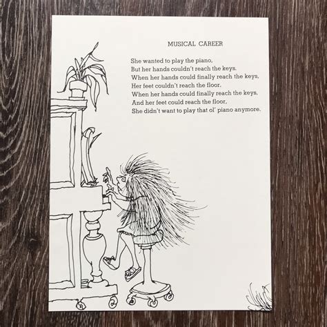 Vintage Pages Shel Silverstein Musical Career Poem and Illustration ...
