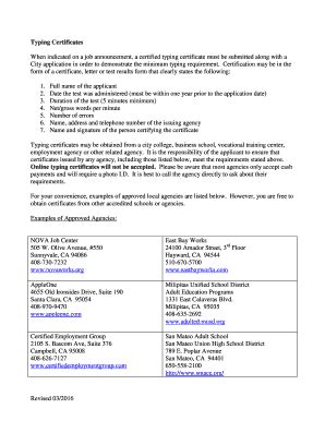 Fillable Online Typing Certificates Fax Email Print - pdfFiller