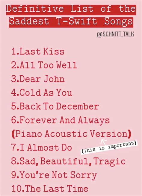 Are these the saddest Taylor songs? What’s missing from this Top 10 ...