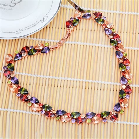 Yellow Chimes Multicolor Jewellery Set for Women 'The One Royal Piece ...