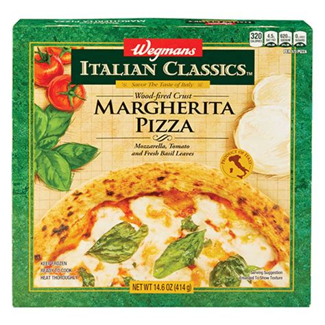 Wegmans Italian Classics Margherita Pizza, Wood-Fired Crust | Fig App