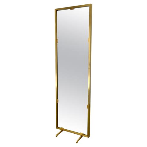 Double Sided Italian Brass Floor Mirror For Sale at 1stDibs | how can ...