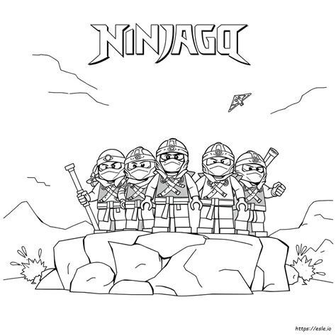 Ninjago Coloring Pages