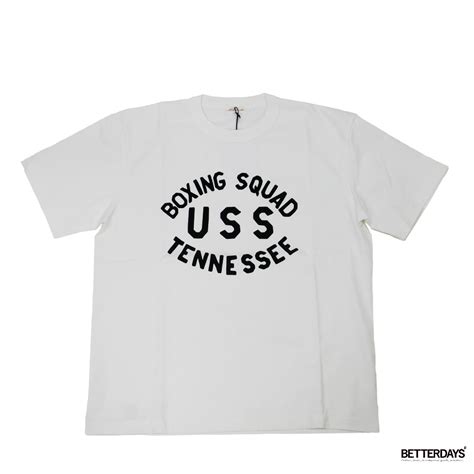 Tシャツ メンズ ユニセックス ARCHIVE GRAPHIC TEE "BOXING SQUAD USS TENNESSEE" A.G ...