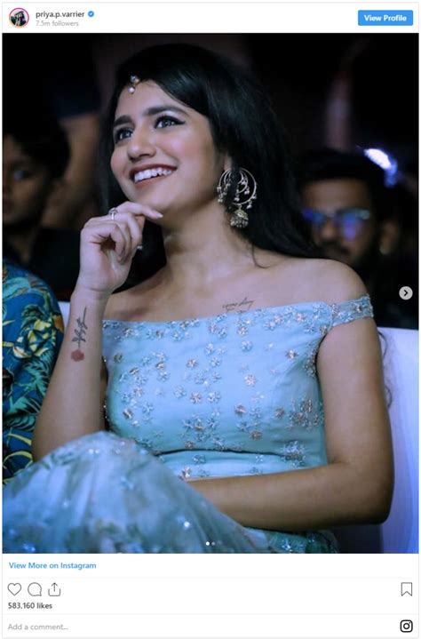 Priya Prakash Varrier's Eyes Filled With Admiration As Meeting South ...