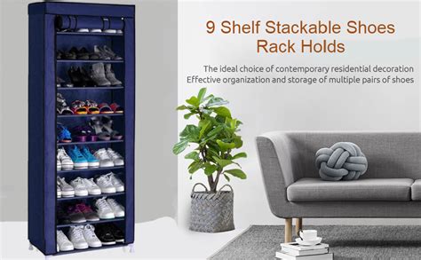 ADA Handicraft Shoerack Steel & Fabric Portable Multi Utility Shoe Rack ...