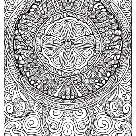 Very Detailed Coloring Pages