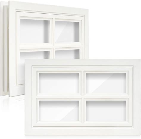 Amazon.com: Tandefio 2 Pcs 20-7/8" x 13-3/4" Garage Door Windows ...