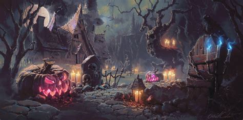 Halloween Artwork Wallpaper,HD Celebrations Wallpapers,4k Wallpapers ...