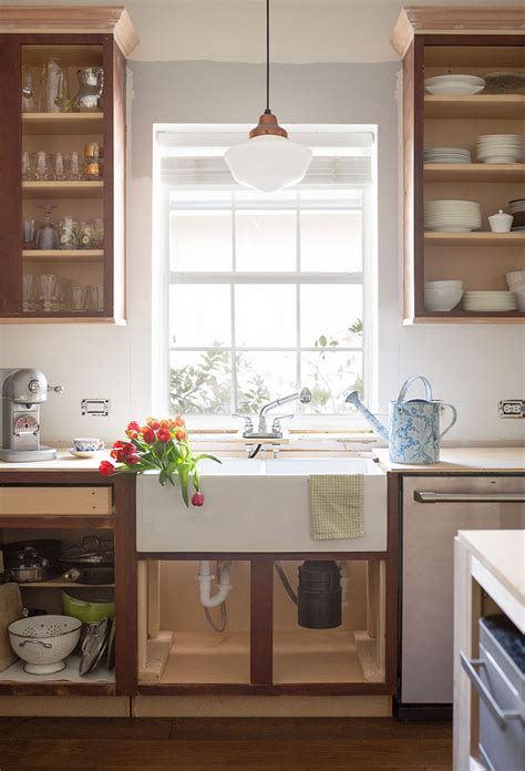 Installing A Farmhouse Sink With No Countertops Installing An Ikea