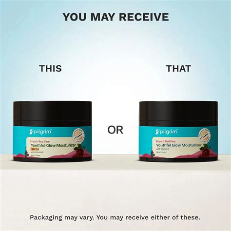pilgrim Red Vine Youthful Glow Moisturizer with Vitamin C 50g – Mani ...