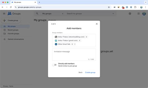 How to send group emails on Gmail