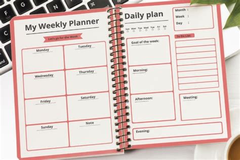 Weekly Planner Layout 的图像结果