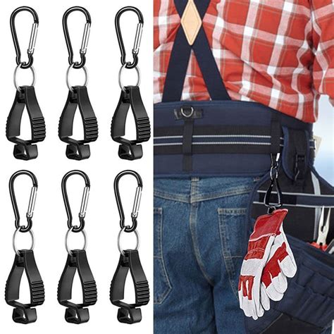 Tools Black Glove Clip Grabber Holder Hanger Clamp Grabber Catcher ...