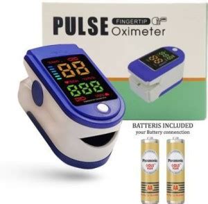 NIERU FingerTip Pulse Oximeter for Measuring SpO2 Oxygen and Heart Rate ...