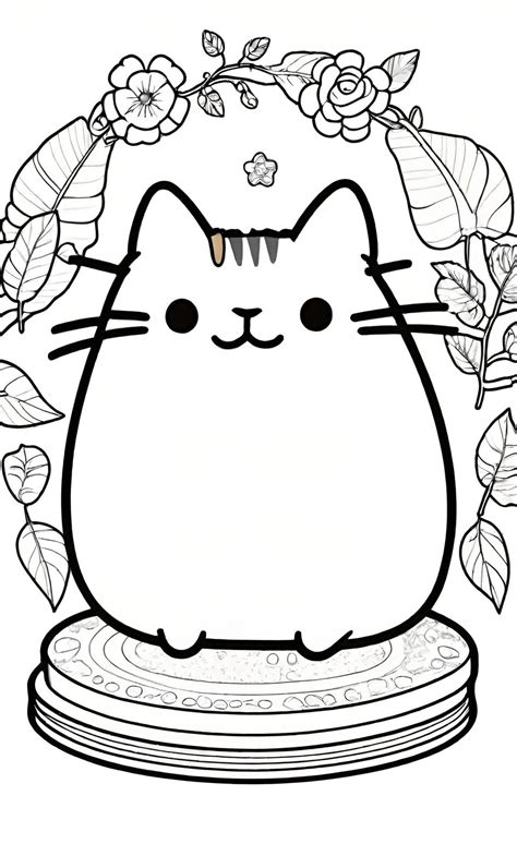 Free Pusheen Coloring Pages - EĞİTİM KÜLTÜR