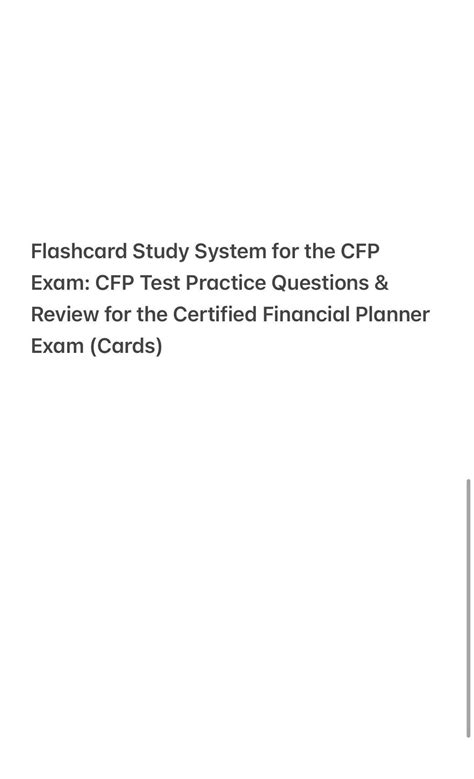 Image result for CFP Practice Exam