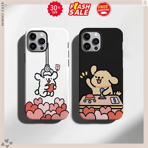 Couple Teddy Bear Cute Phone Case, Matching Phone Case, Couple Lover ...