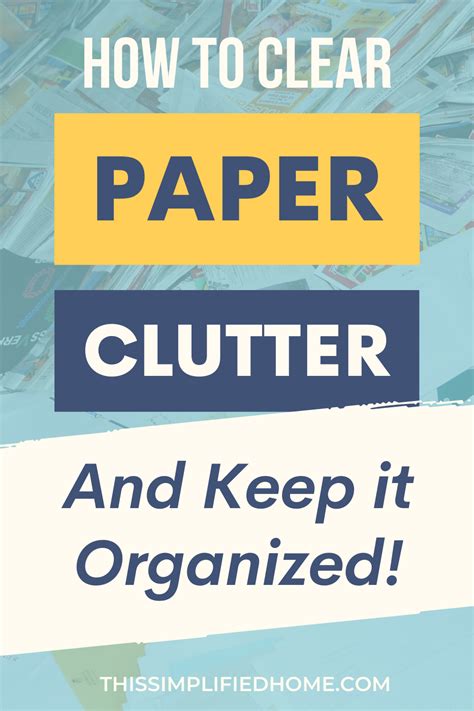 Image result for Paper Declutter Tips