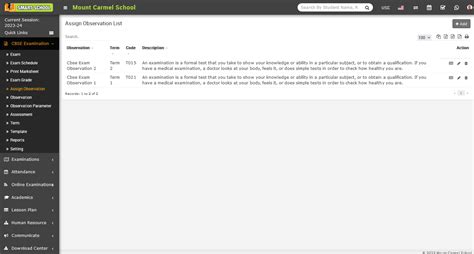 How to add the assign observation in CBSE Examination? - Smart School ...