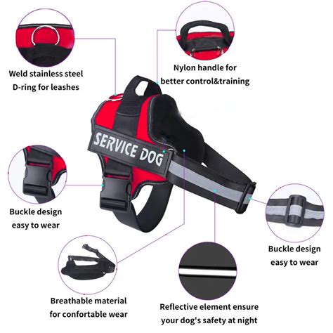 Emotional Support Dog Vest Harness - Service Dog Certificates