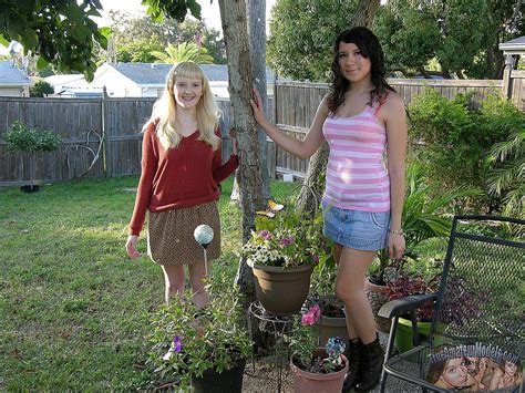 Cute amateur teens Krystal and Remelia Get naked and play with each ...