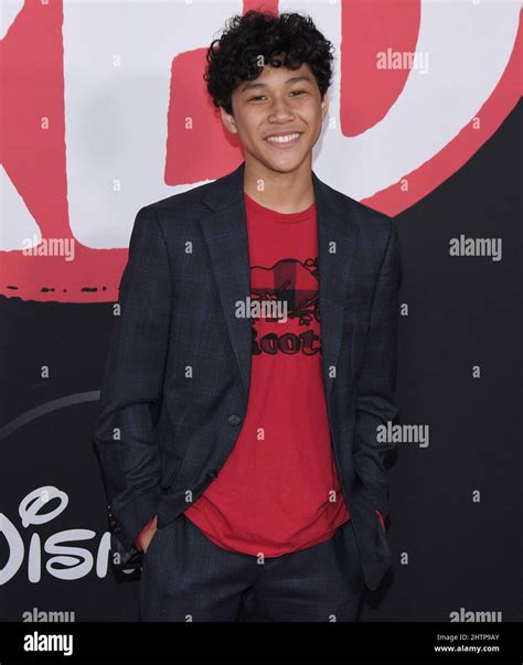 Los Angeles, USA. 01st Mar, 2022. Tristan Chen arrives at Disney's ...